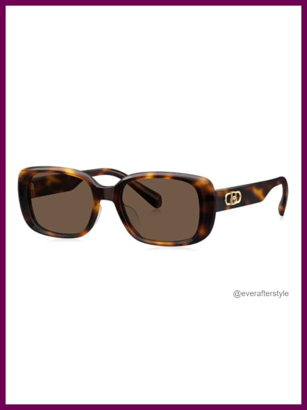 Unisex Rectangle Polarized Sunglasses UV400 Full-Frame Acetate Retro Driving